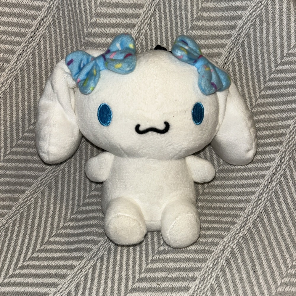 Sanrio Hello Kitty Cafe‎ Cinnamoroll 6 Inch Plush Keychain P3